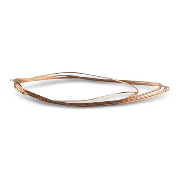 Kobbertråd 0,5 mm v/1 mtr.