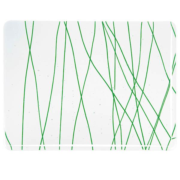 4152-30 Clear, Green stringers     1/2pl