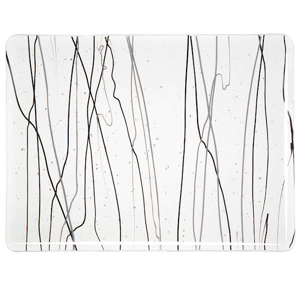 4171-30 Clear, Black/White string. 1/2pl